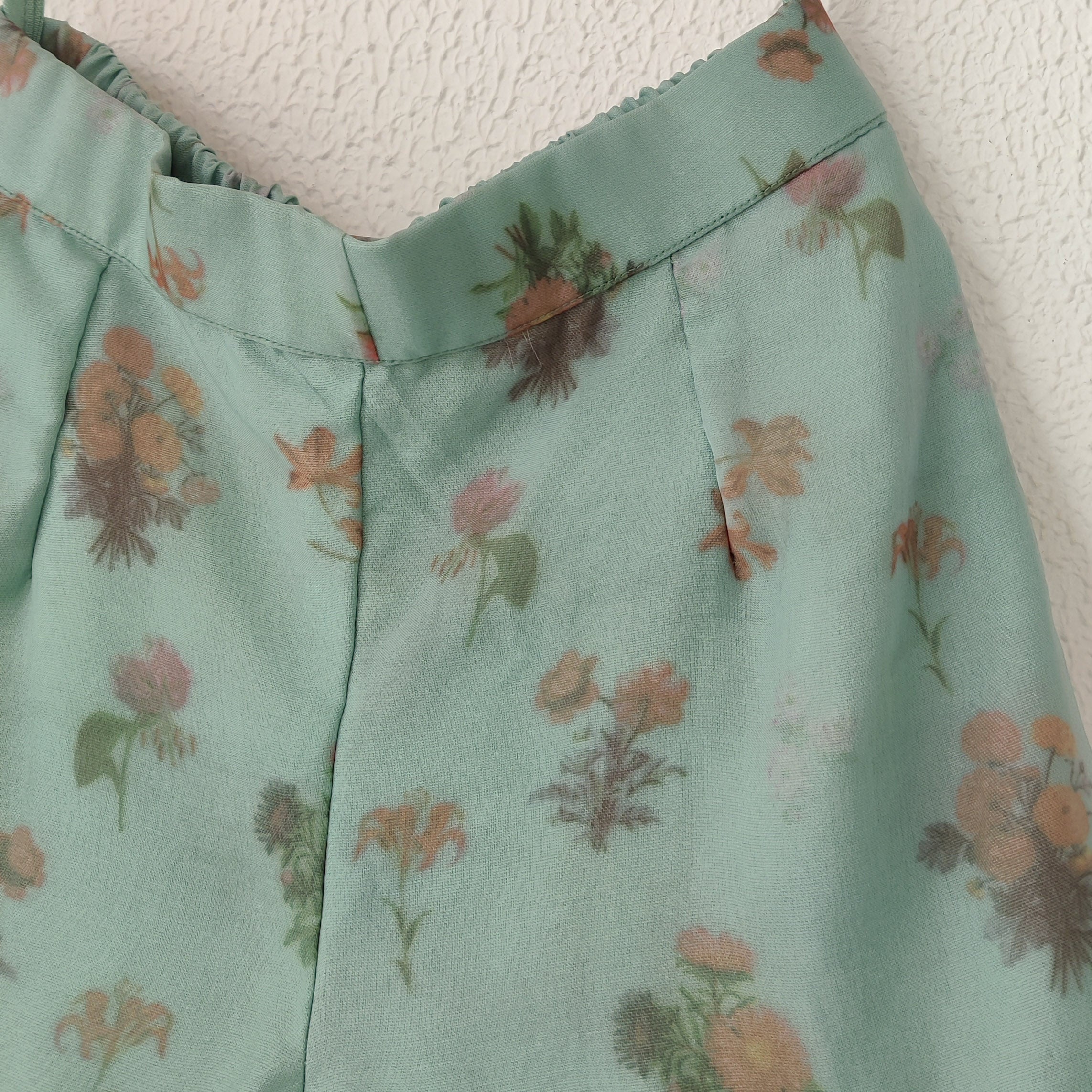 Wildflower Organza Crop-Top Kids Sharara Set
