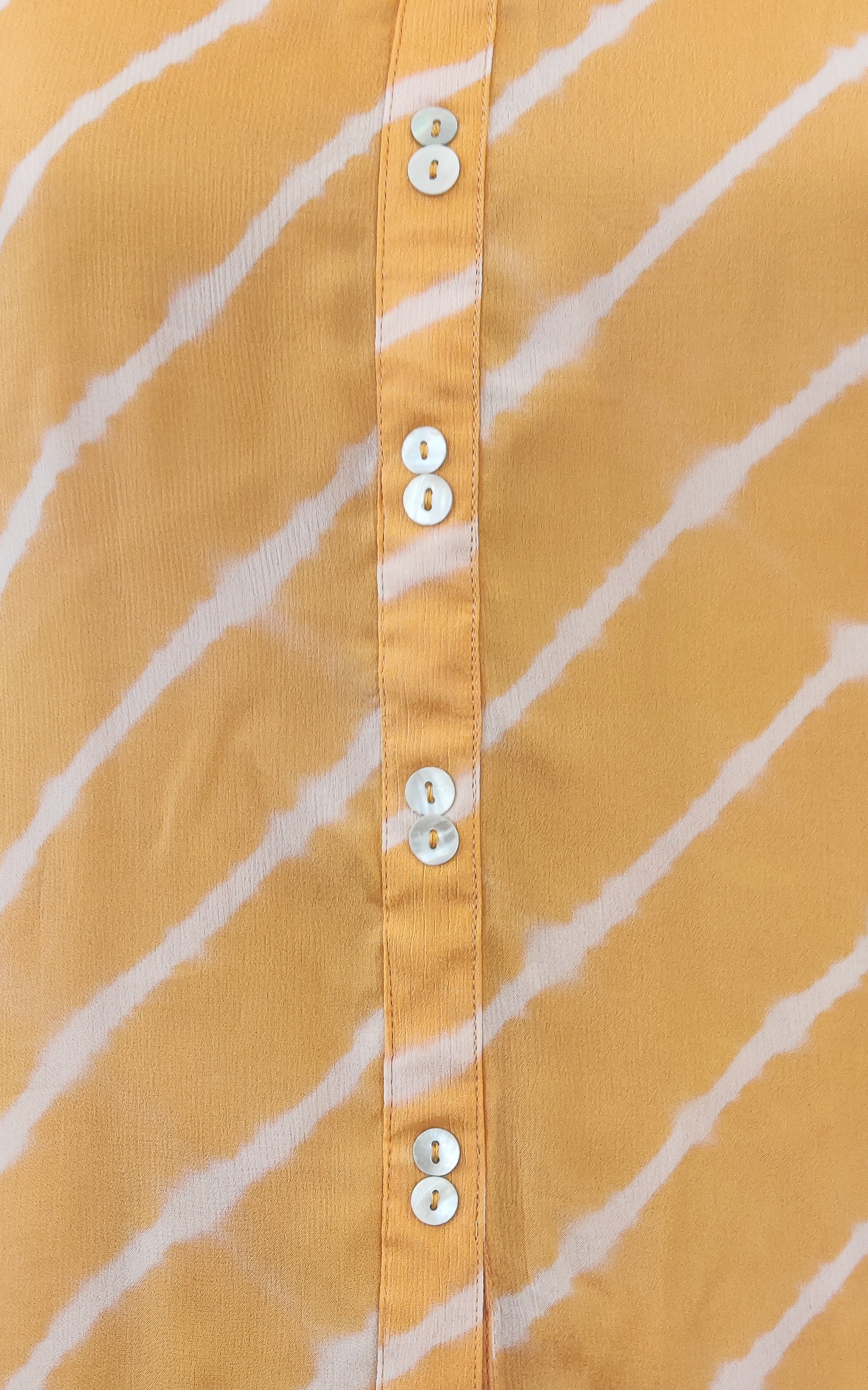 Mango Yellow Leheriya  Shirt