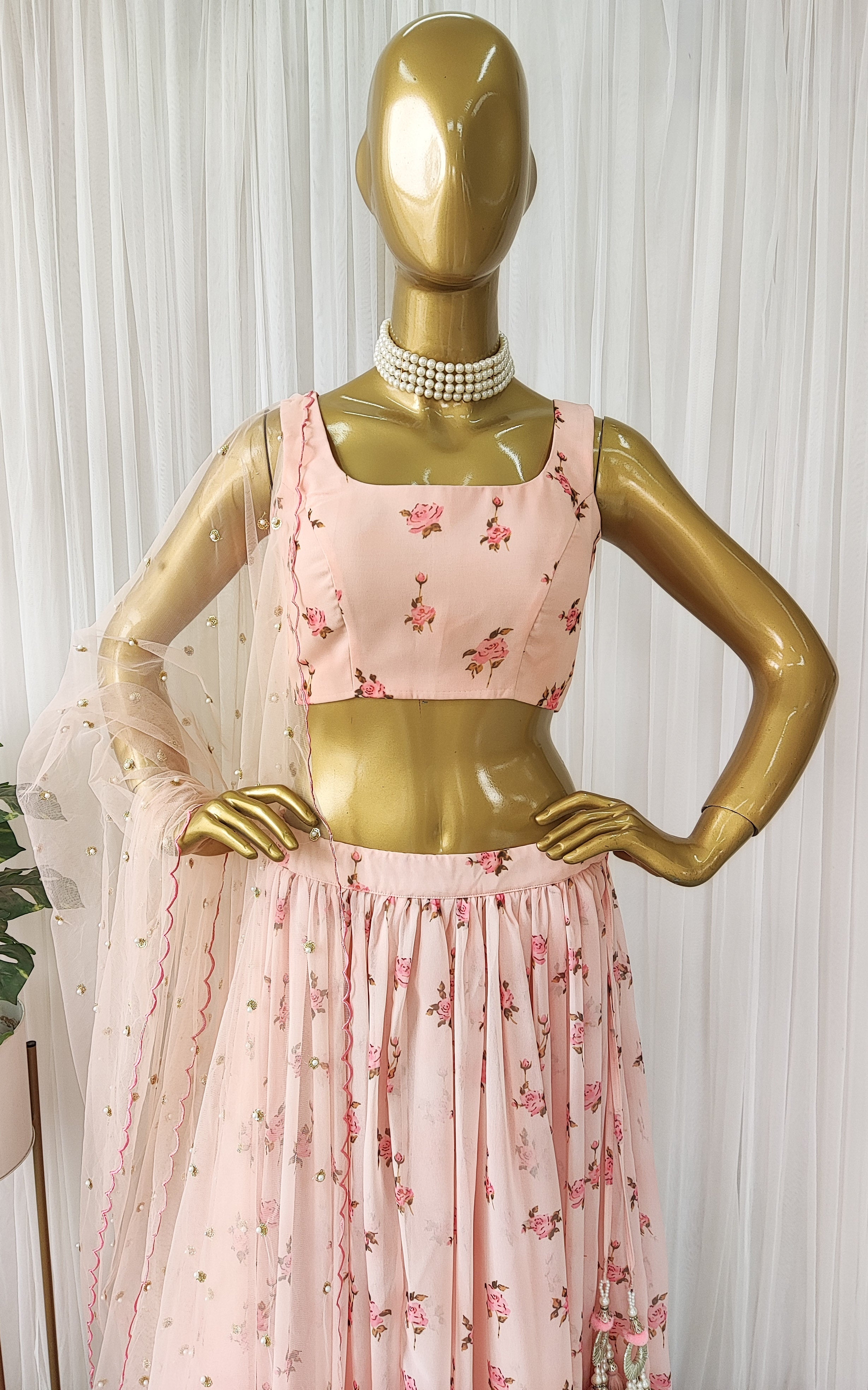 Desert Rose Lehenga Set