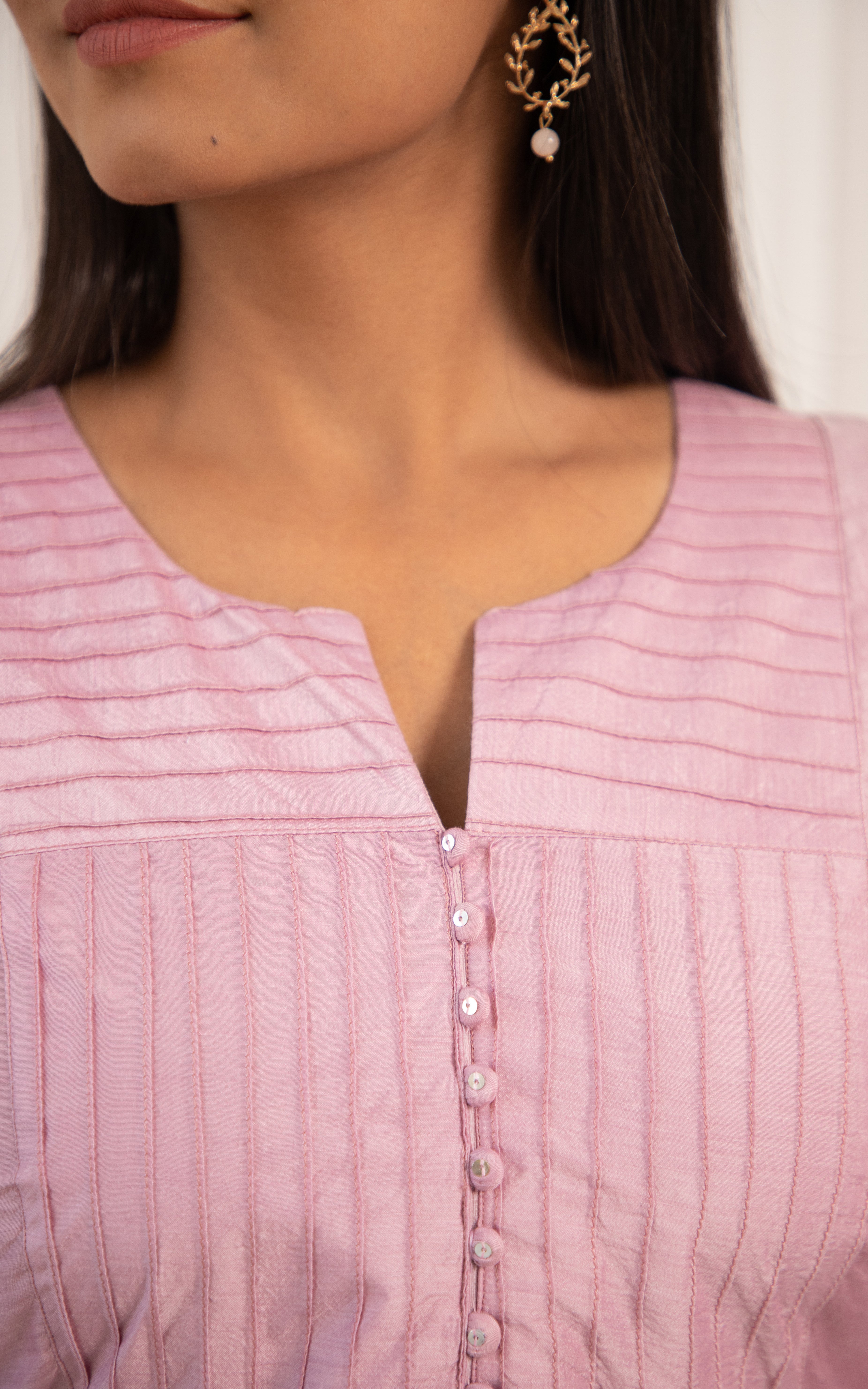 Jasmin Bhasin Amaranth Pink Kurta Set with Dupatta