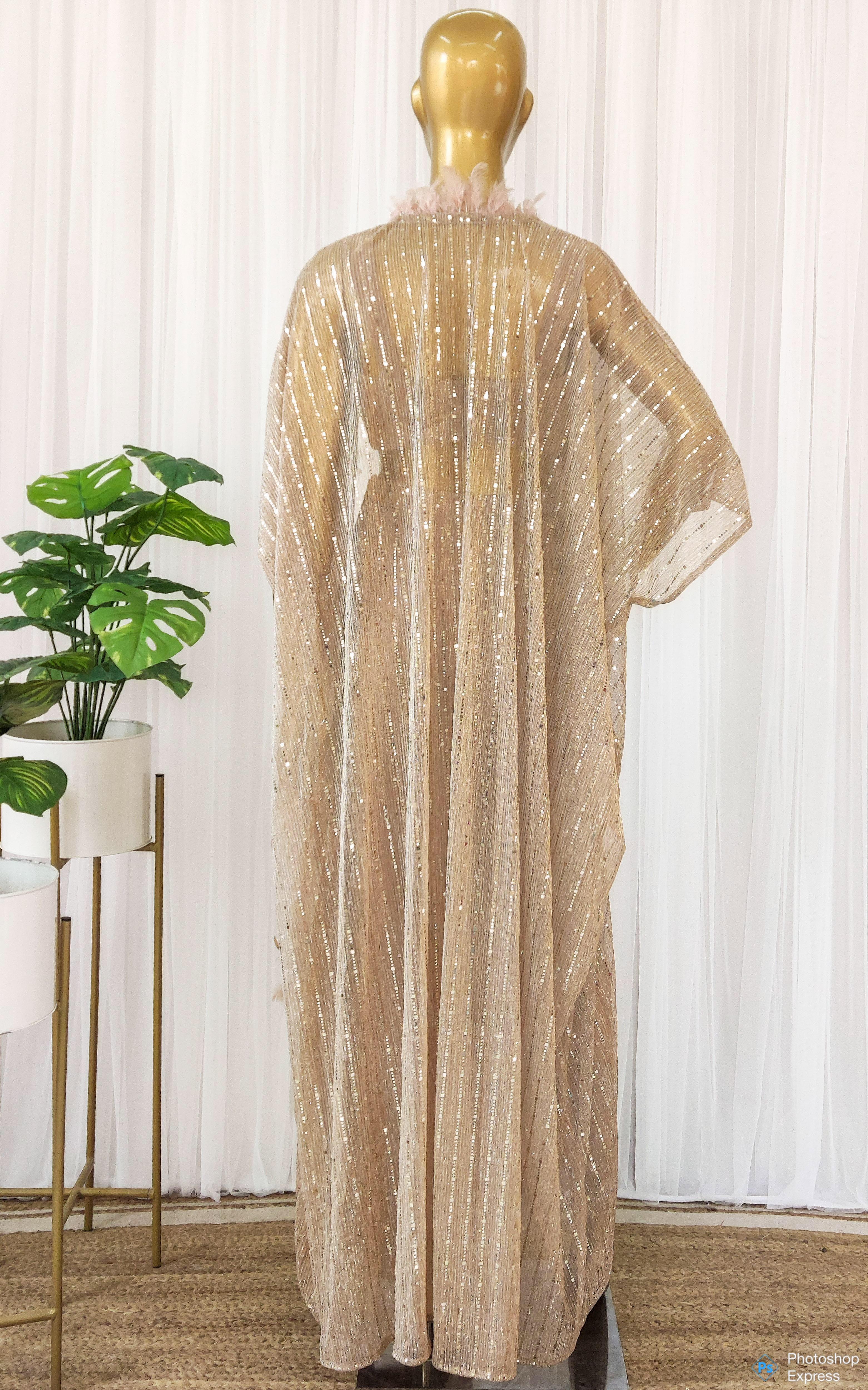 Sonal Old Rose Shimmer Draped Skirt Co-Ord Set