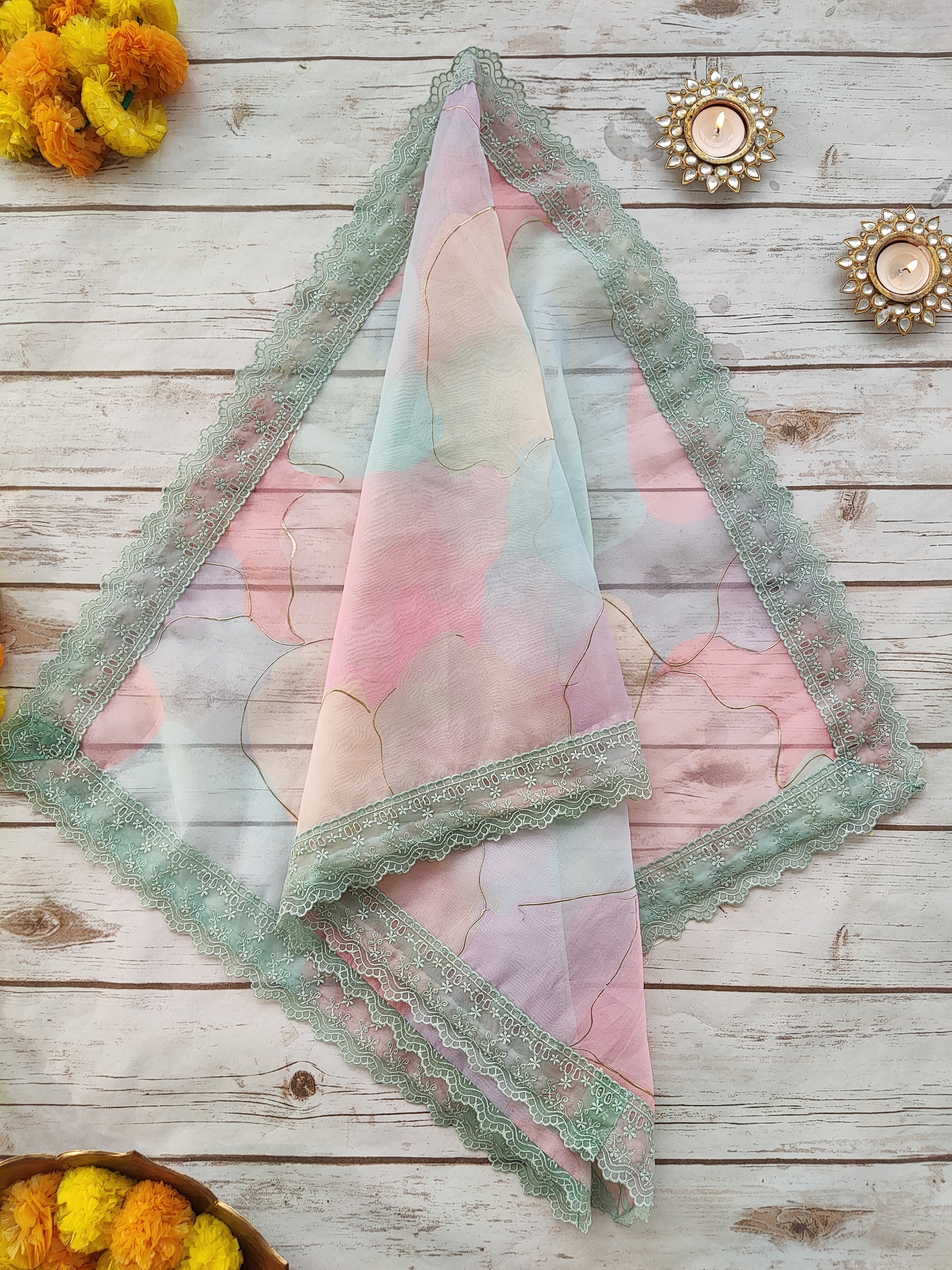 Candy Floss Pastel Dream Kids Lehenga