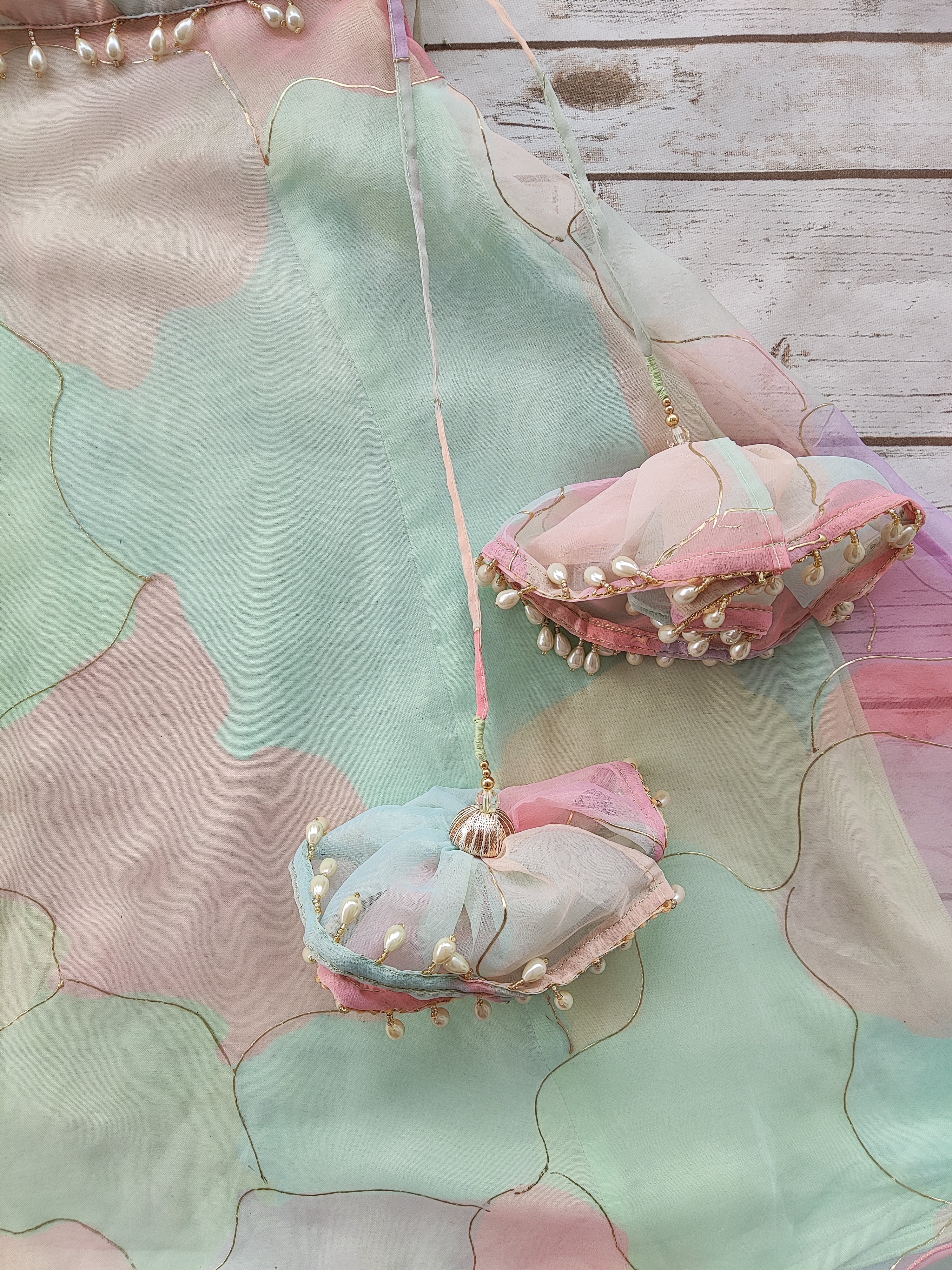 Candy Floss Pastel Dream Kids Lehenga