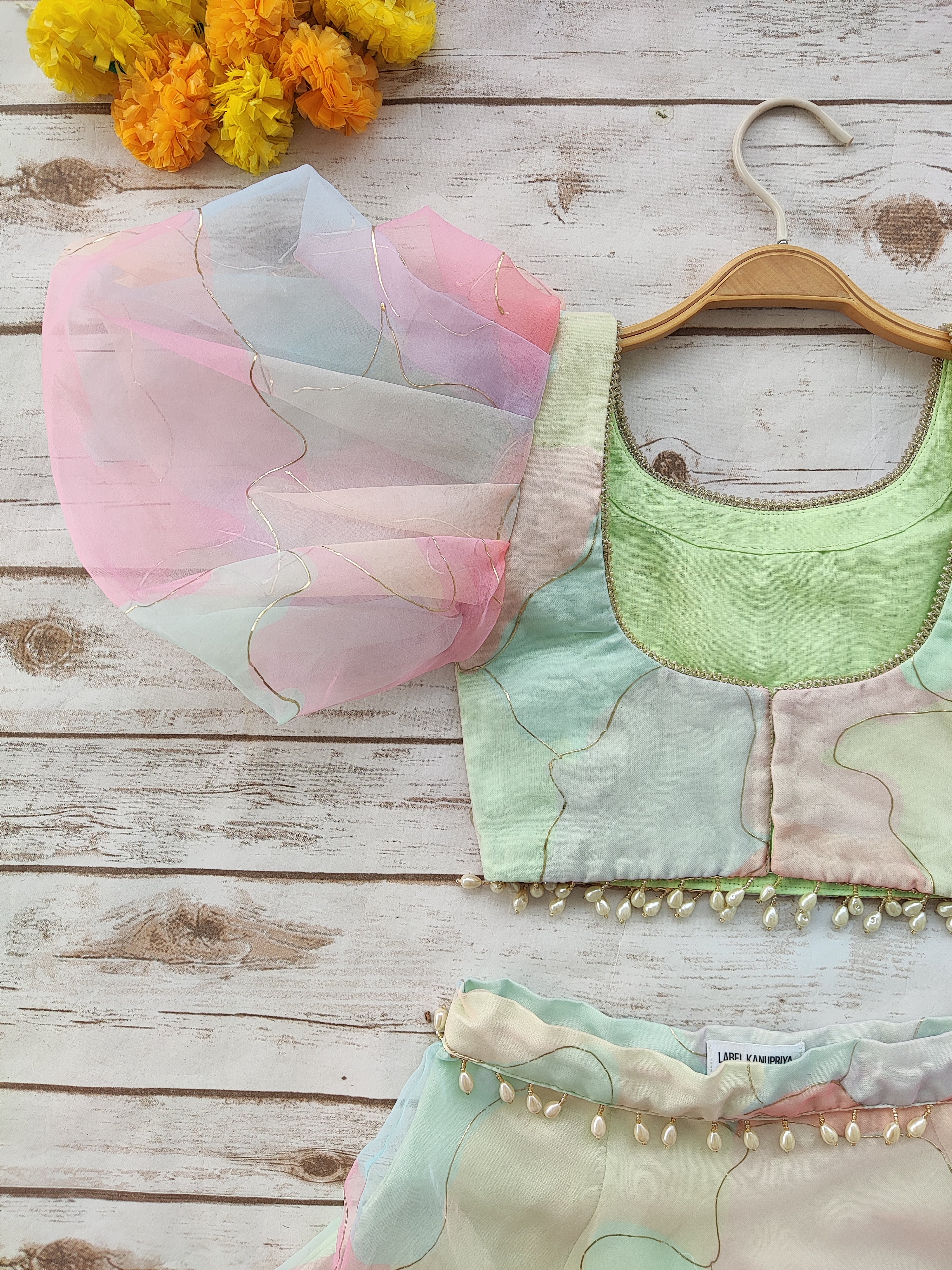 Candy Floss Pastel Dream Kids Lehenga