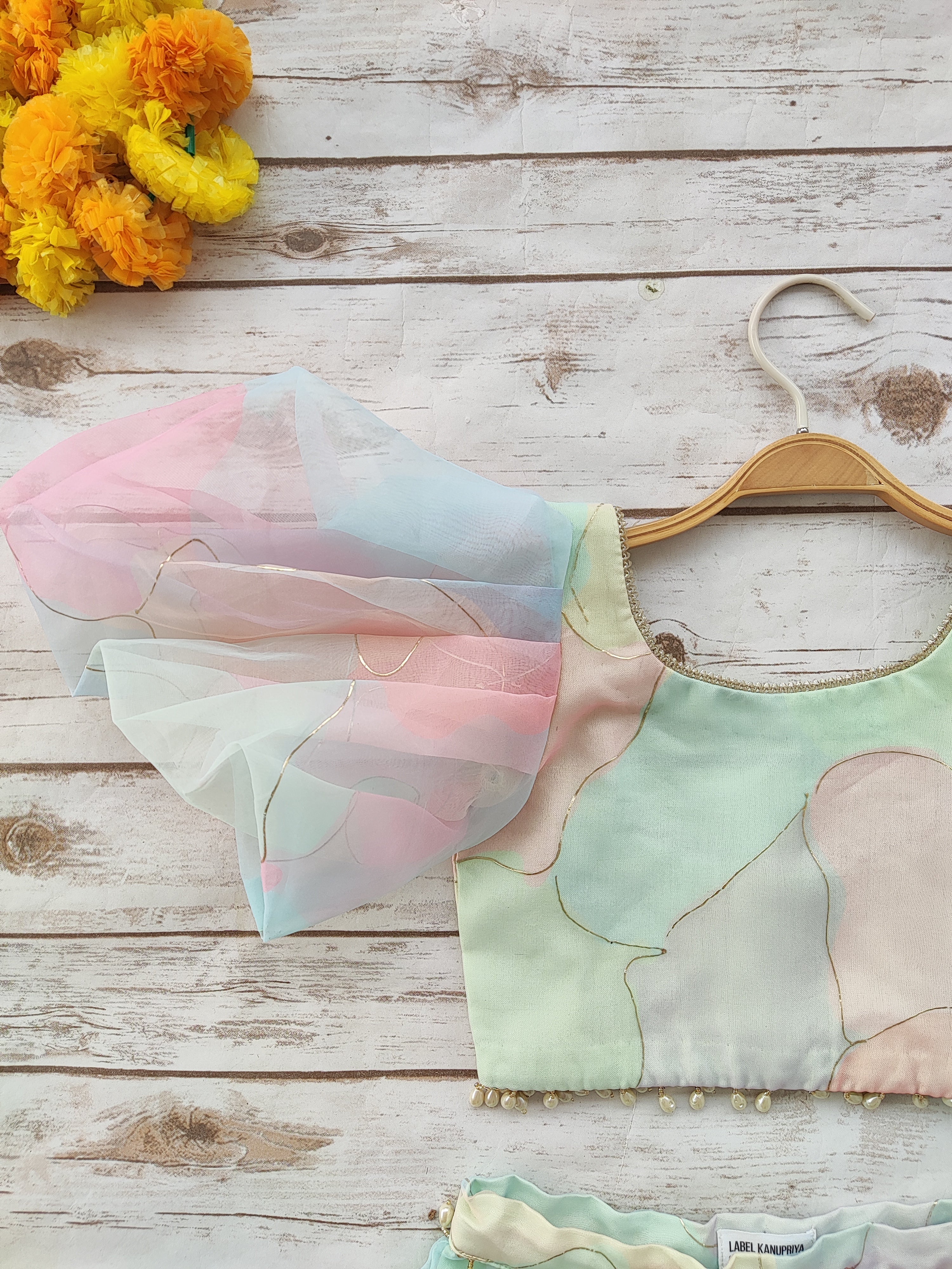 Candy Floss Pastel Dream Kids Lehenga