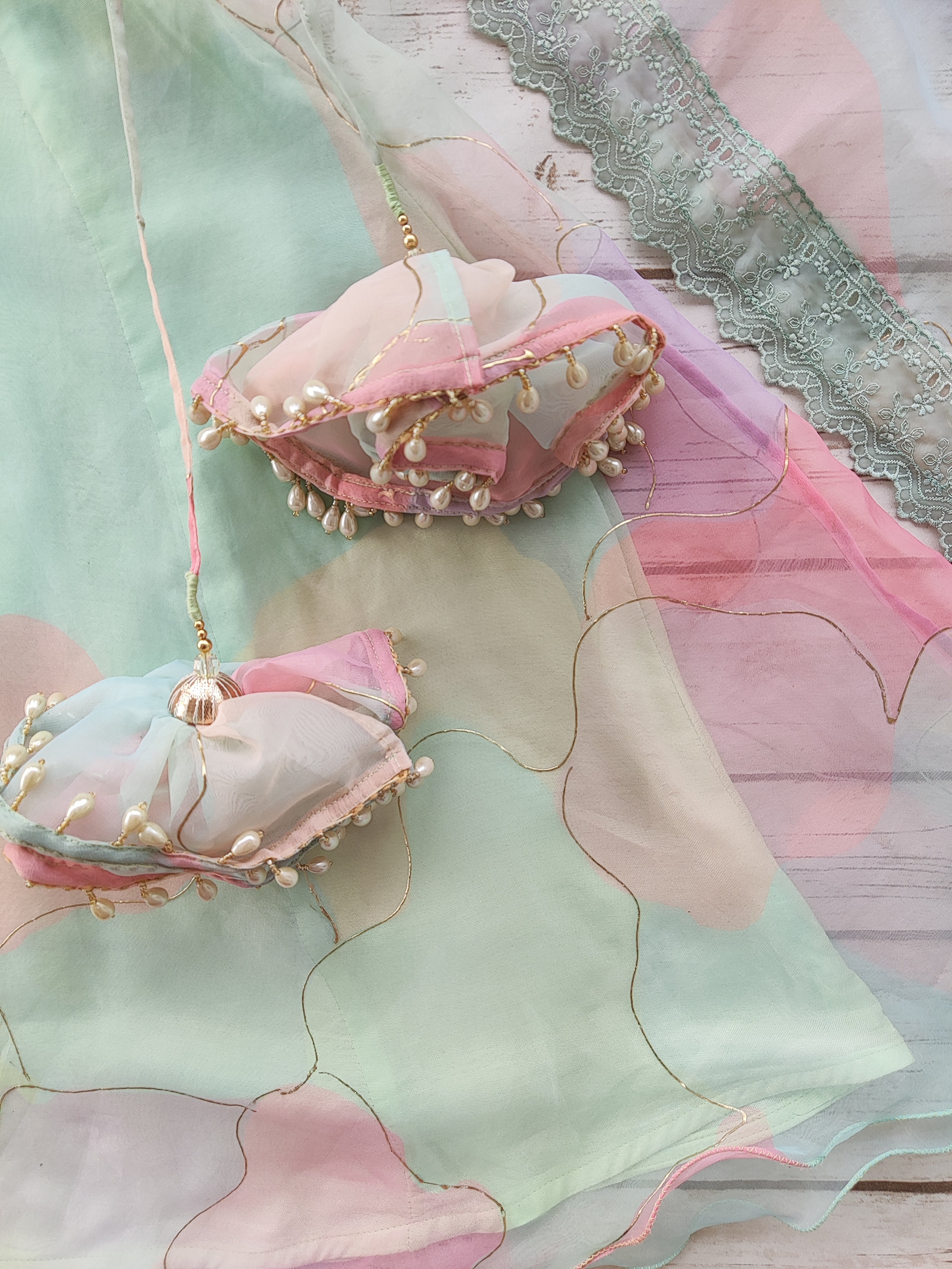 Candy Floss Pastel Dream Kids Lehenga