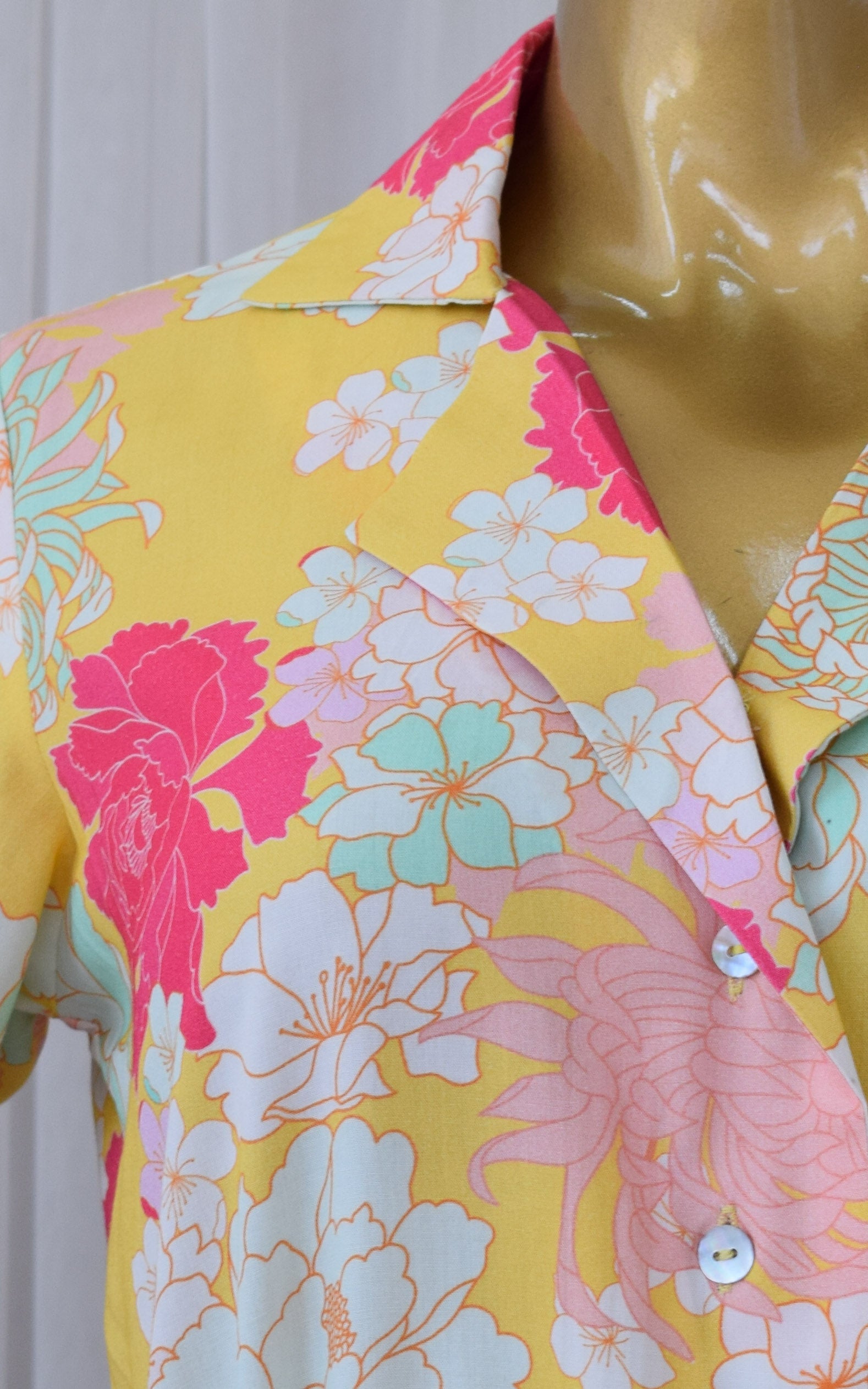 Yellow Printed Cotton Co-ord Set