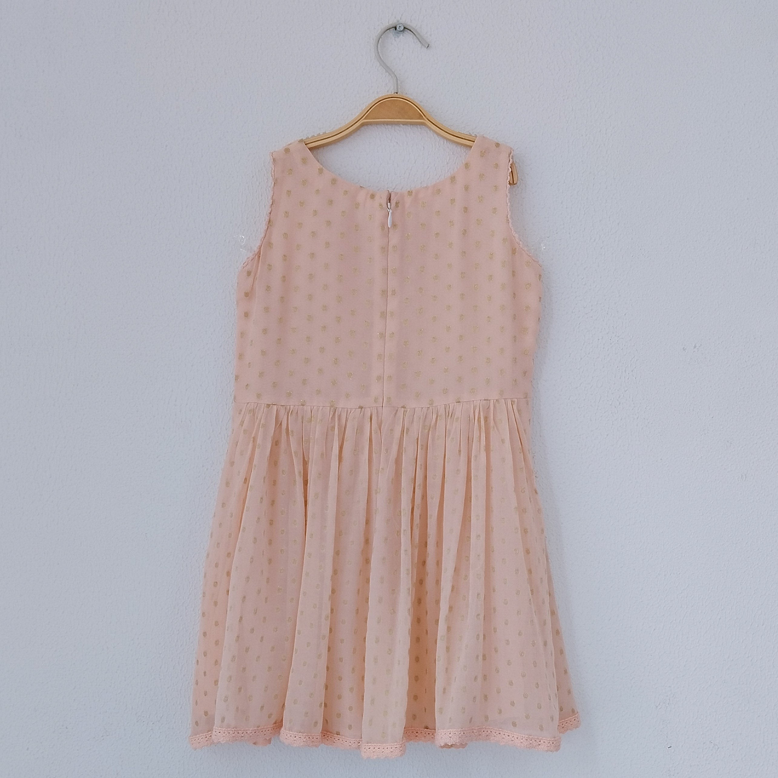 Baby Pink Georgette Kids Sharara Set