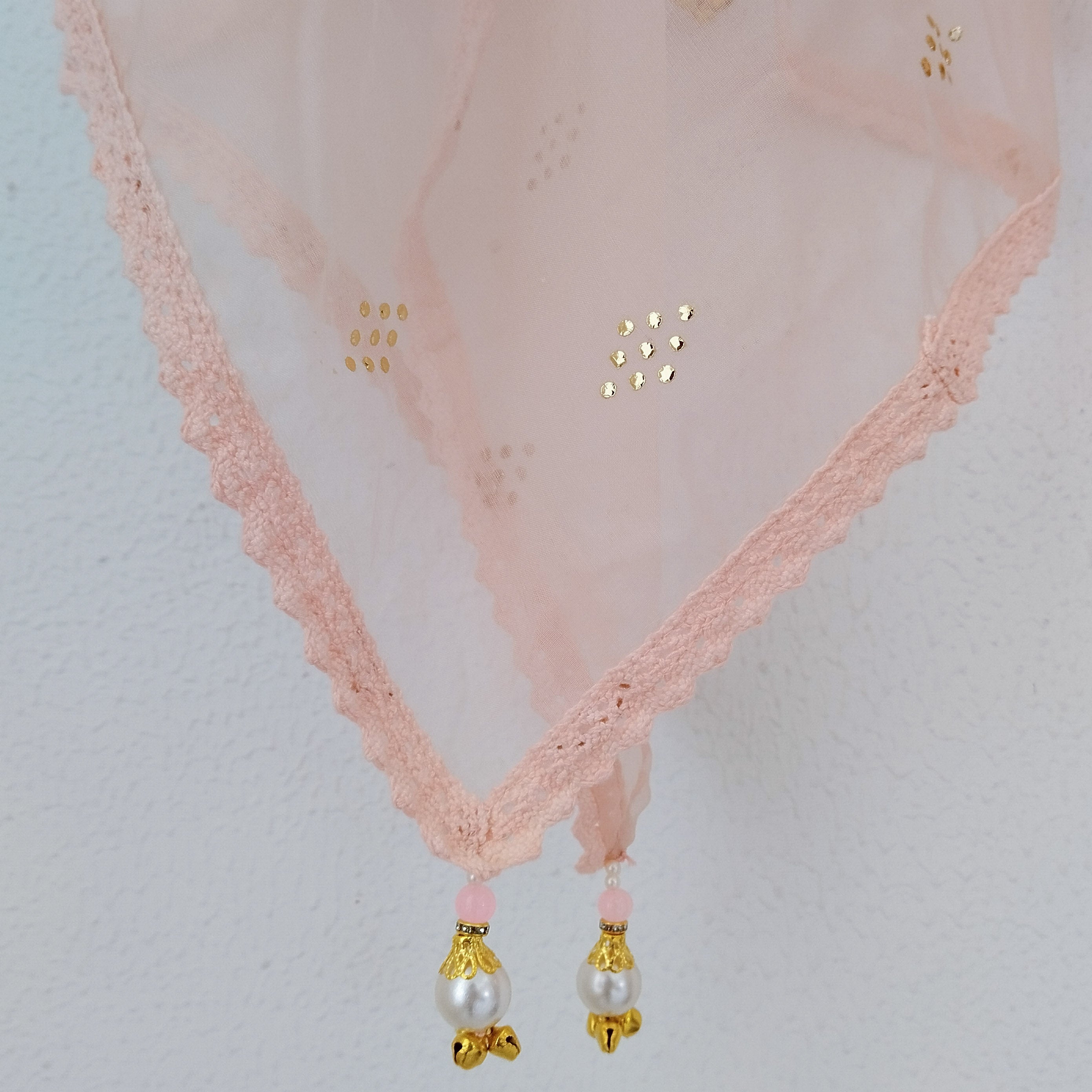 Baby Pink Georgette Kids Sharara Set