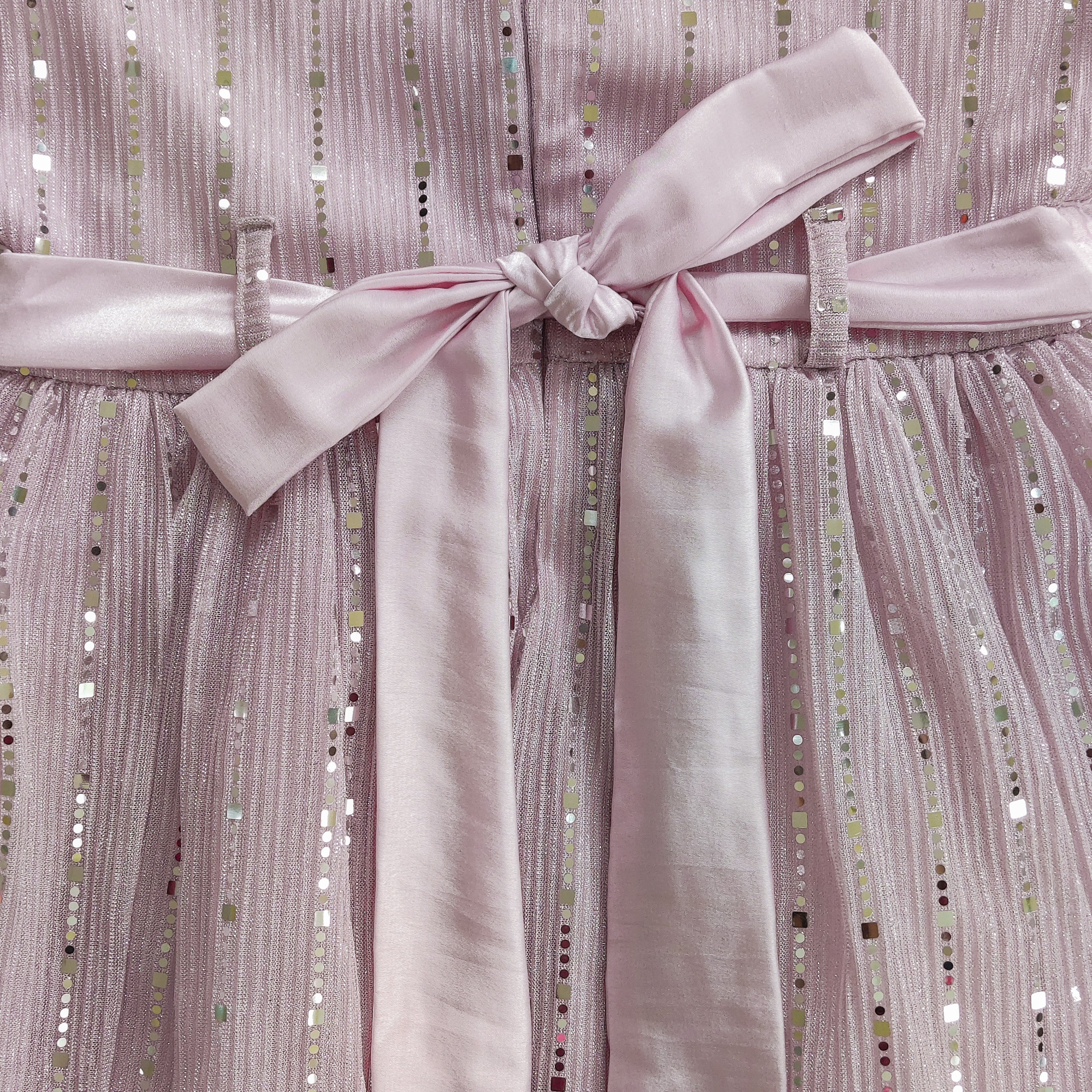 Champagne Pink Shimmer Kids Dress