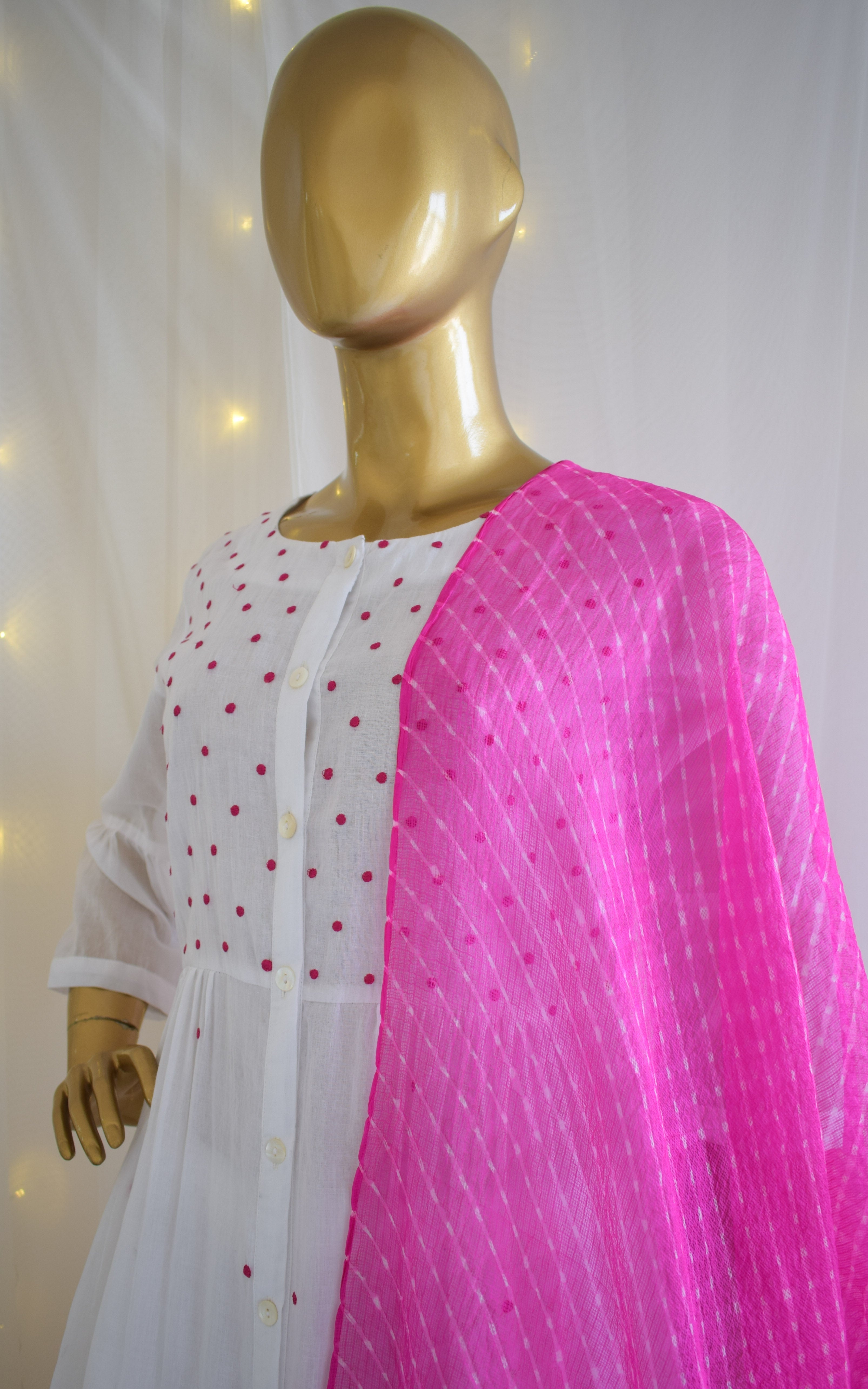 Rani Kota Silk Leheriya Dupatta