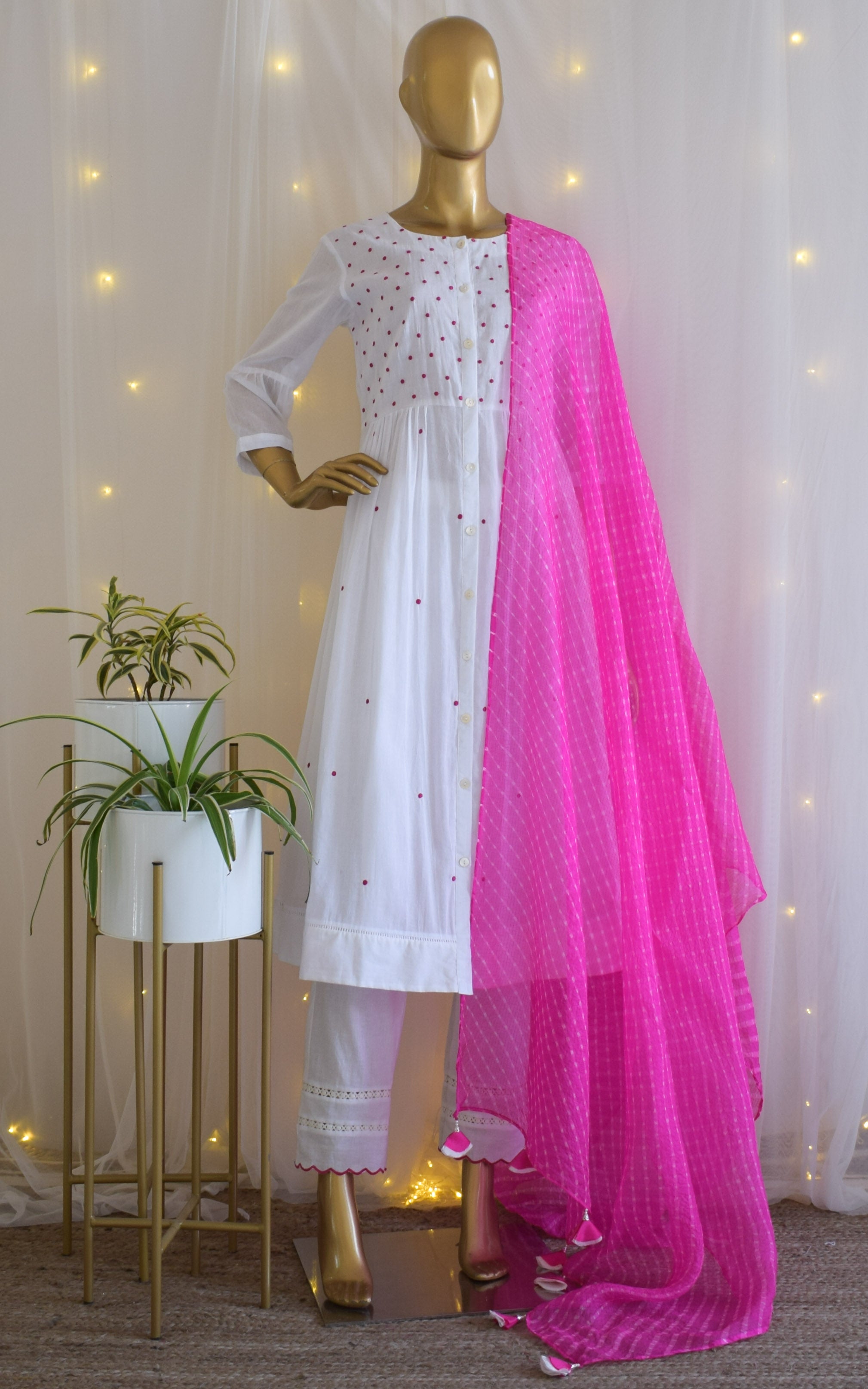 Rani Kota Silk Leheriya Dupatta