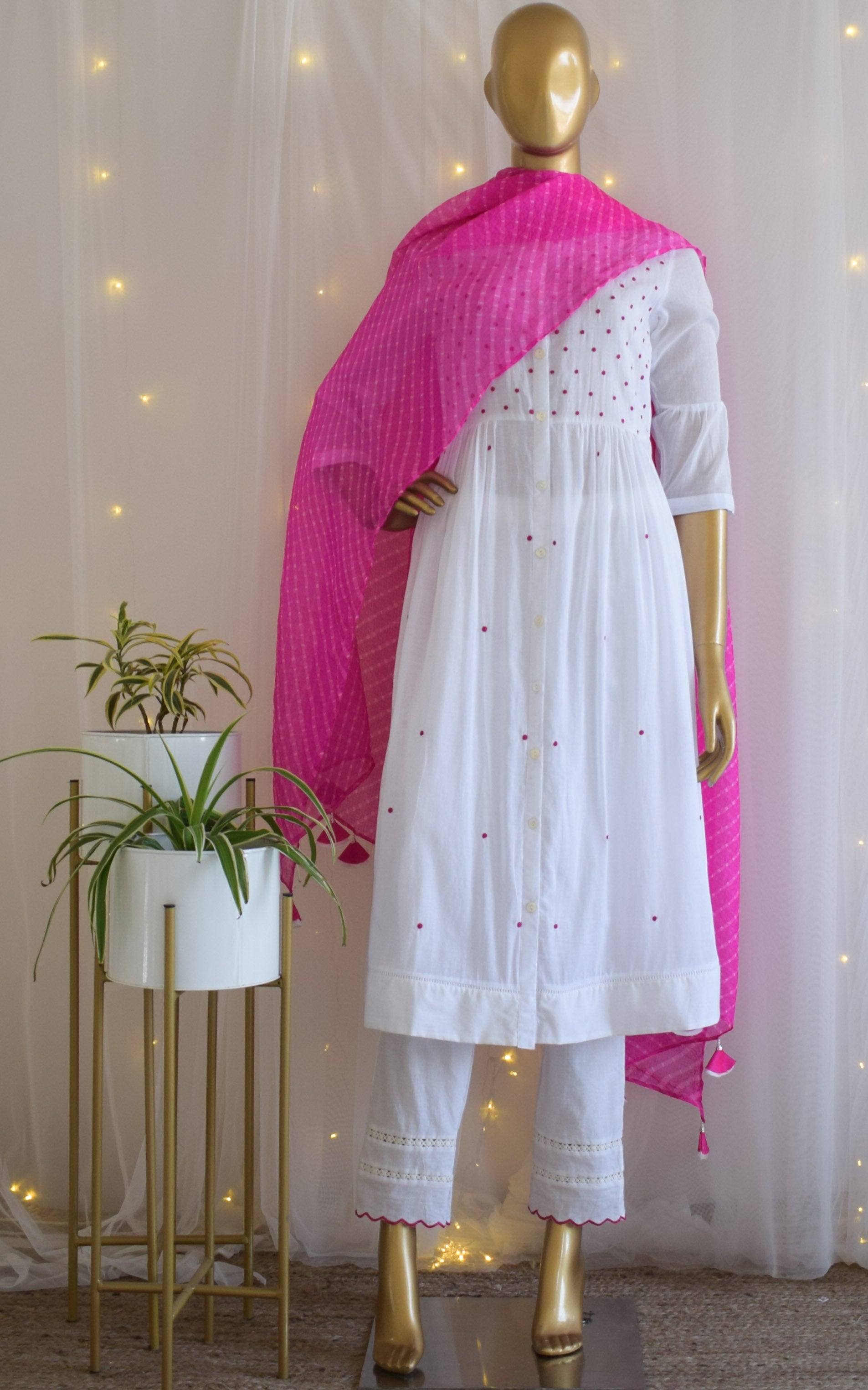 Rani Kota Silk Leheriya Dupatta