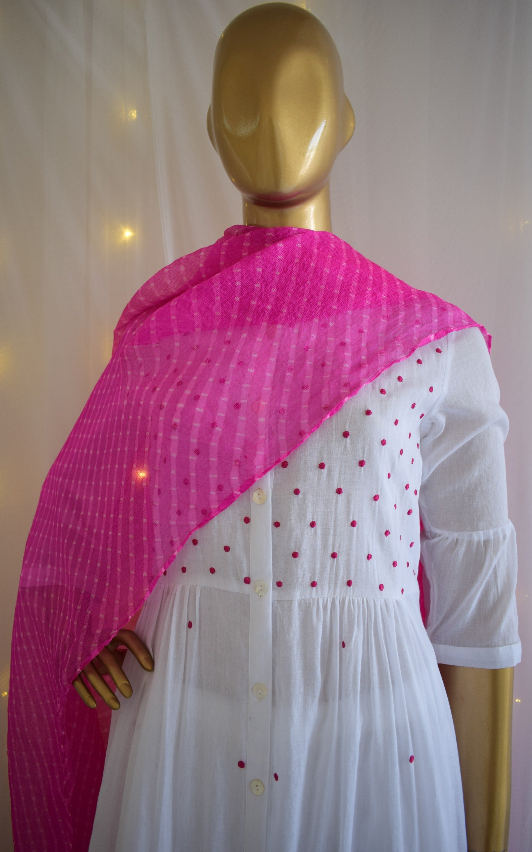 Rani Kota Silk Leheriya Dupatta