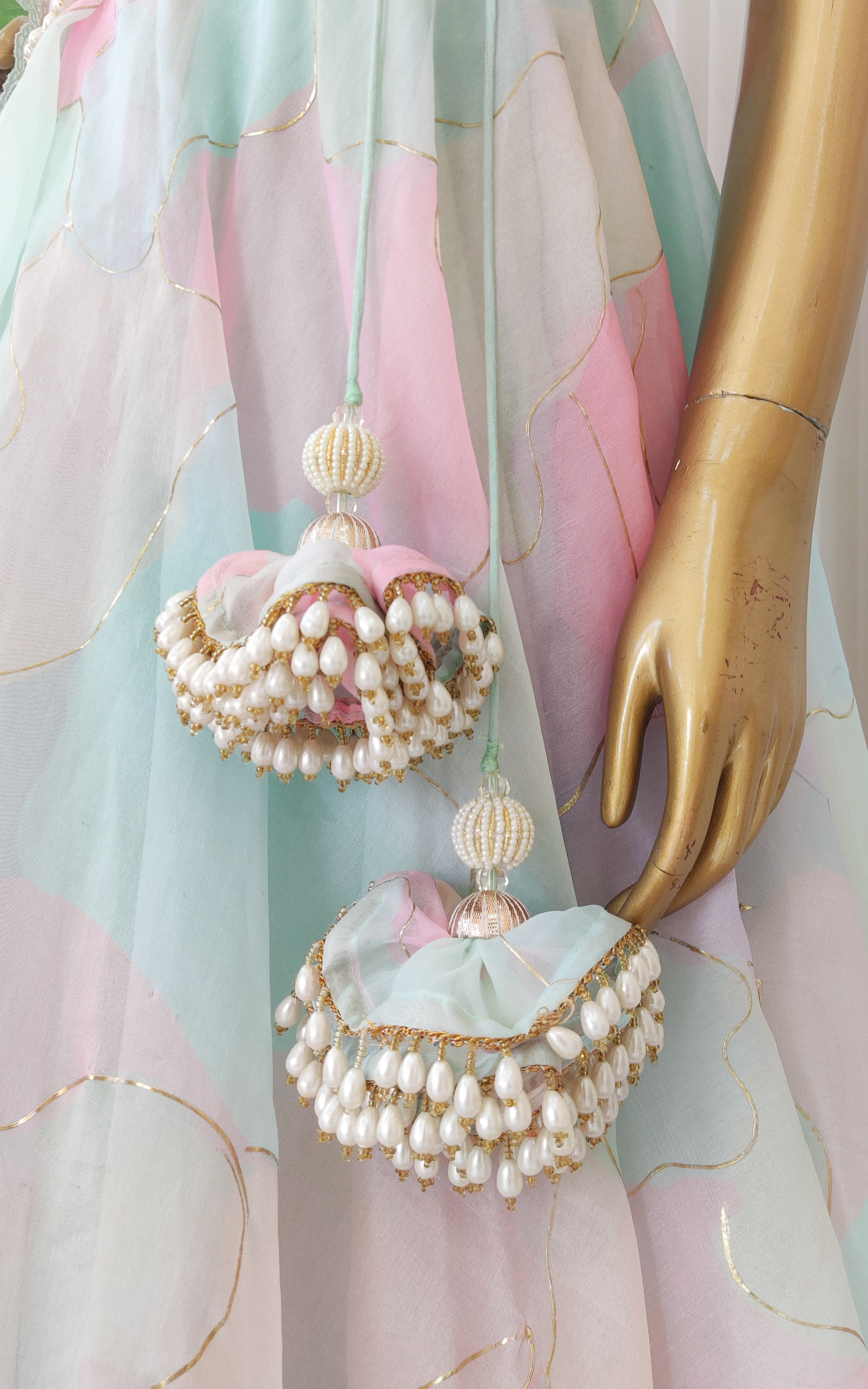 Pastel Dream Organza Lehenga