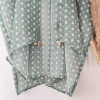Sage Green Cape Top with Sharara Pant