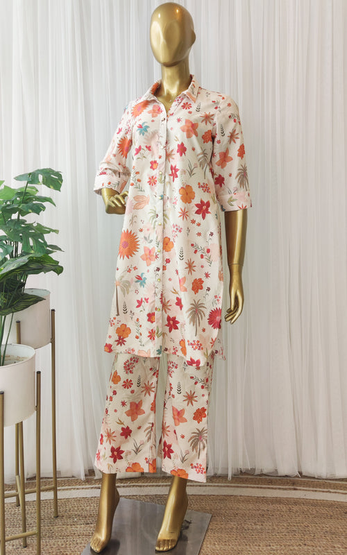 Embrace Elegance with the Italian Crepe Rust Co-Ord main image 1