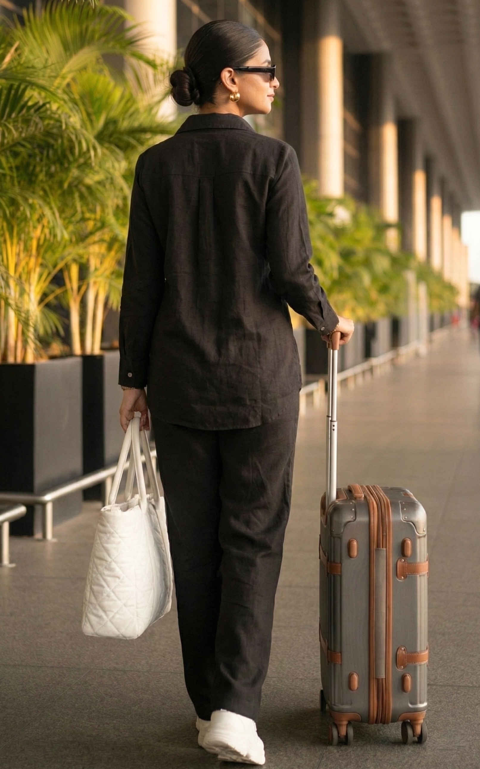 Black Solid Co-Ord Set