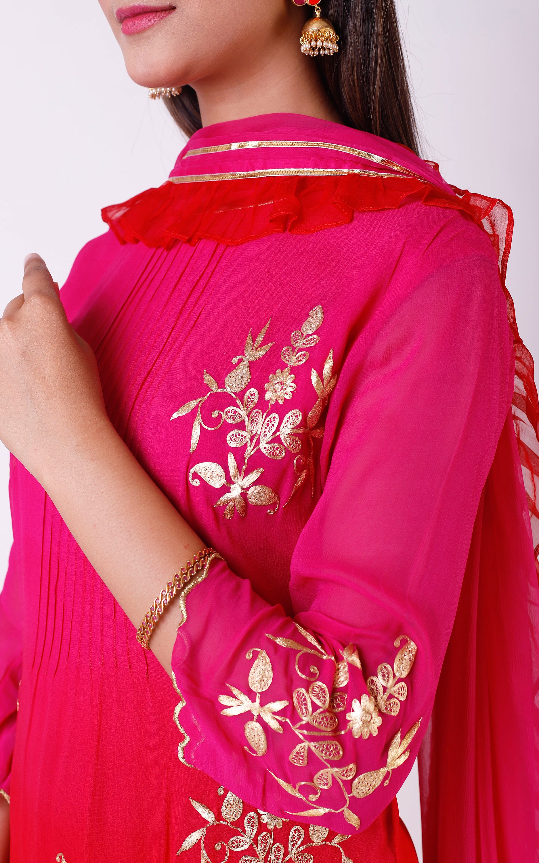 Rajasthani Gota Patti work Suits राजस्थानी और पंजाबी सूट: original mirror work  suits design code 110c701b