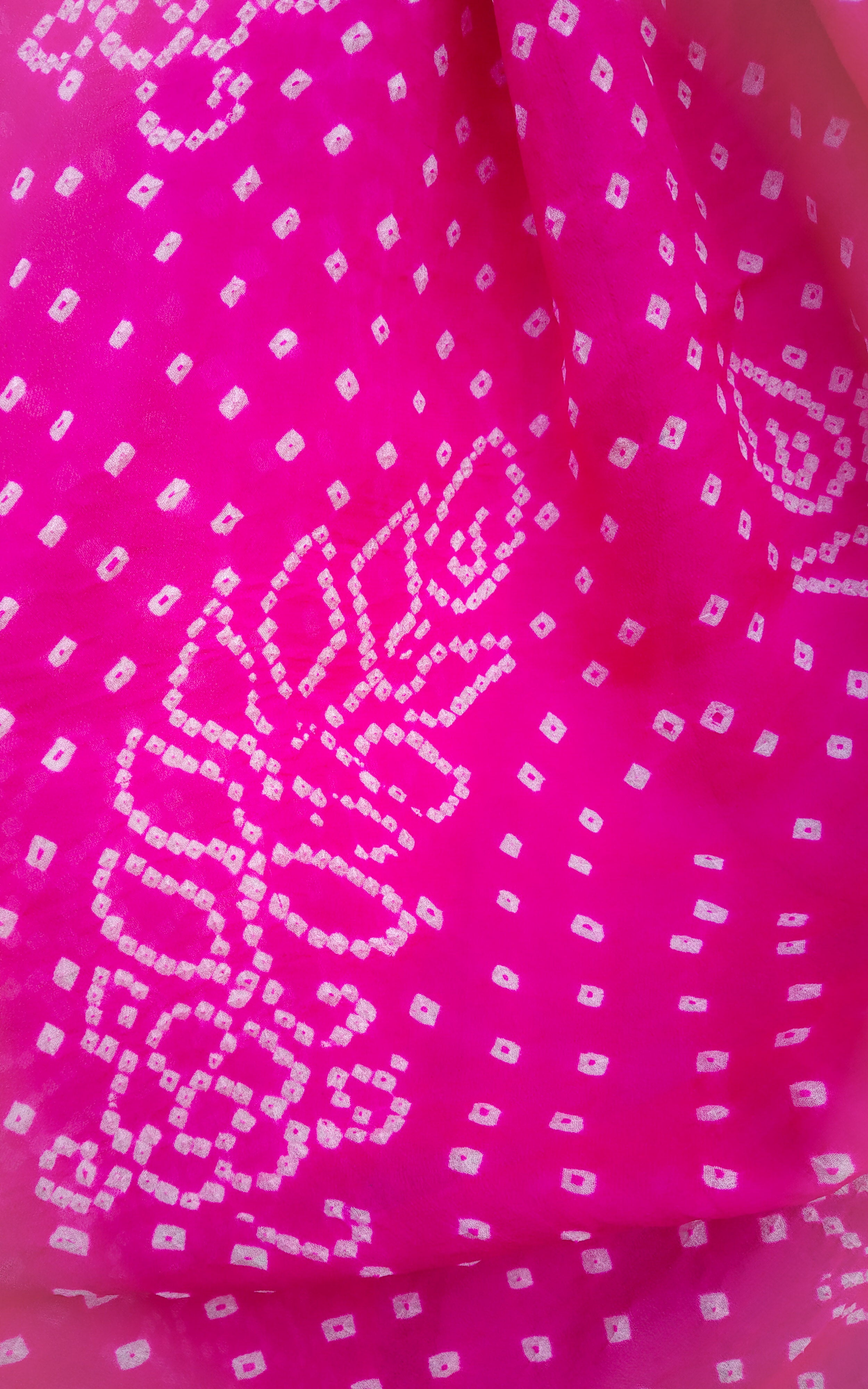 Buy Rani Pink Bandhej Dupatta Online at LabelKanupriya.
