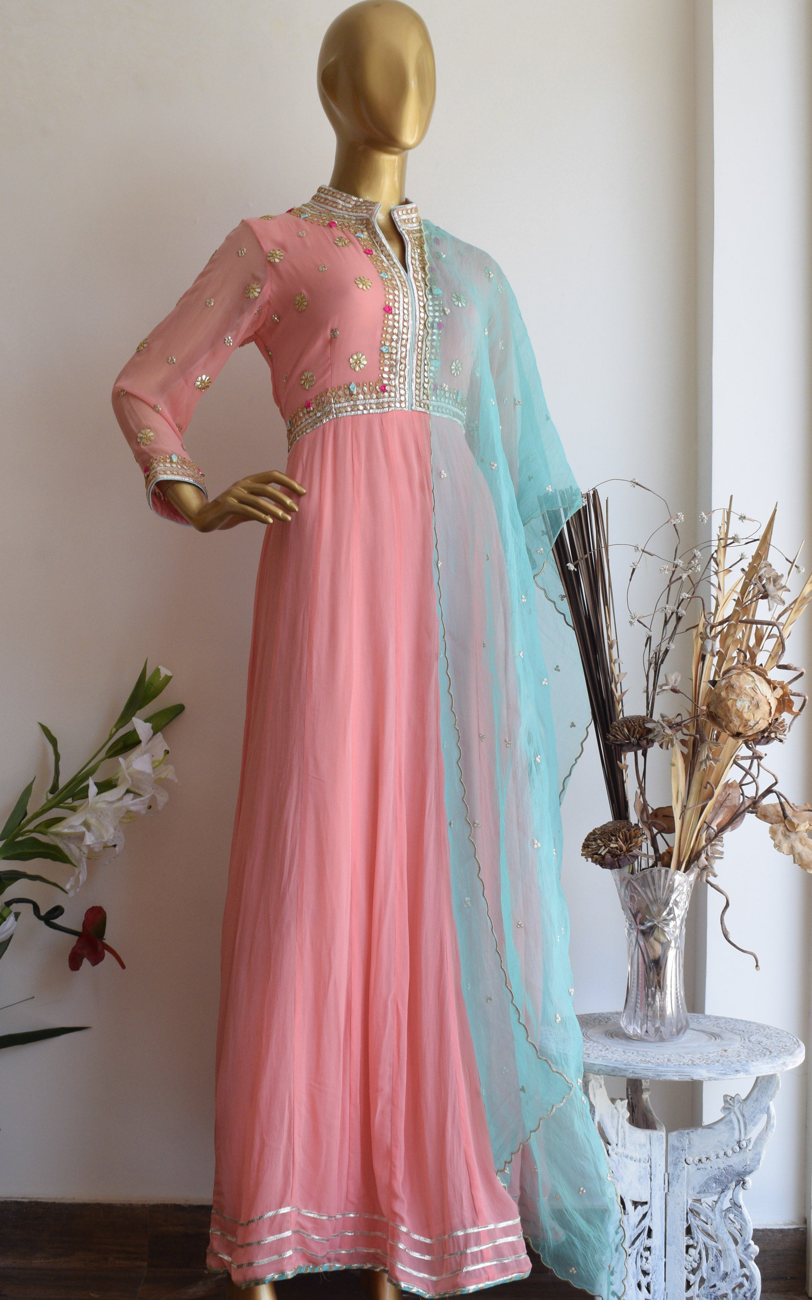 Abaya Style - Gota Work - Buy Salwar Suits for Women Online in Latest  Designs