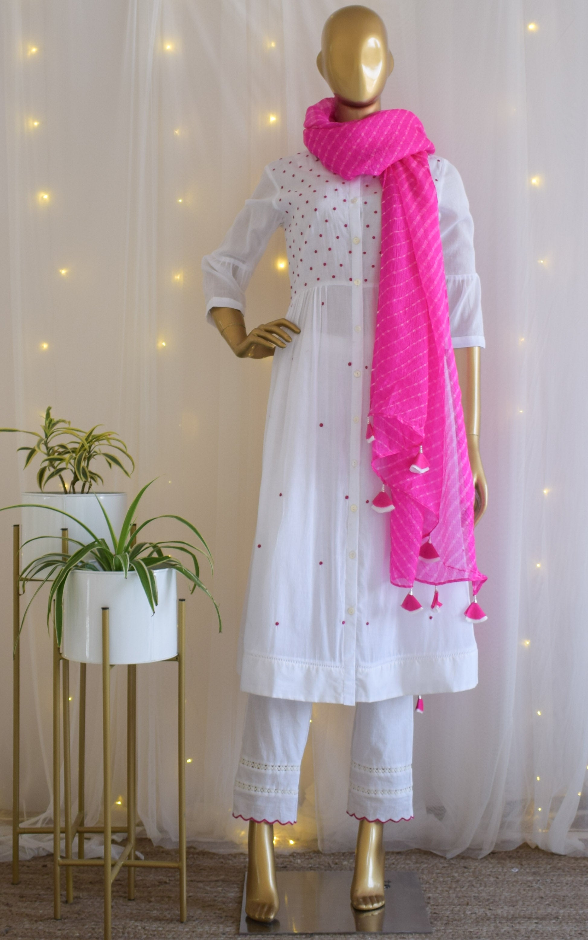 Rani Kota Silk Leheriya Dupatta