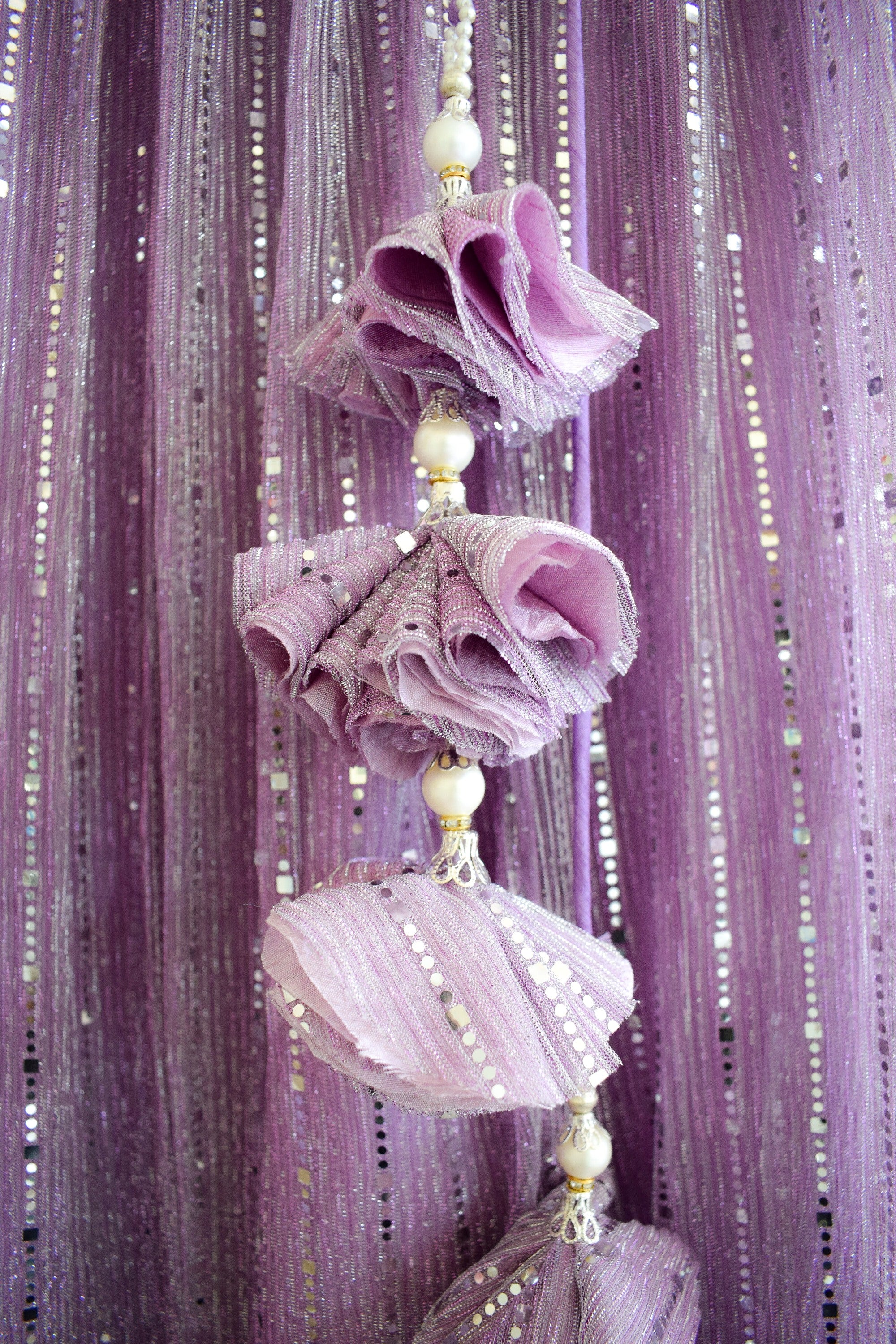 Lilac Shimmer Lehenga