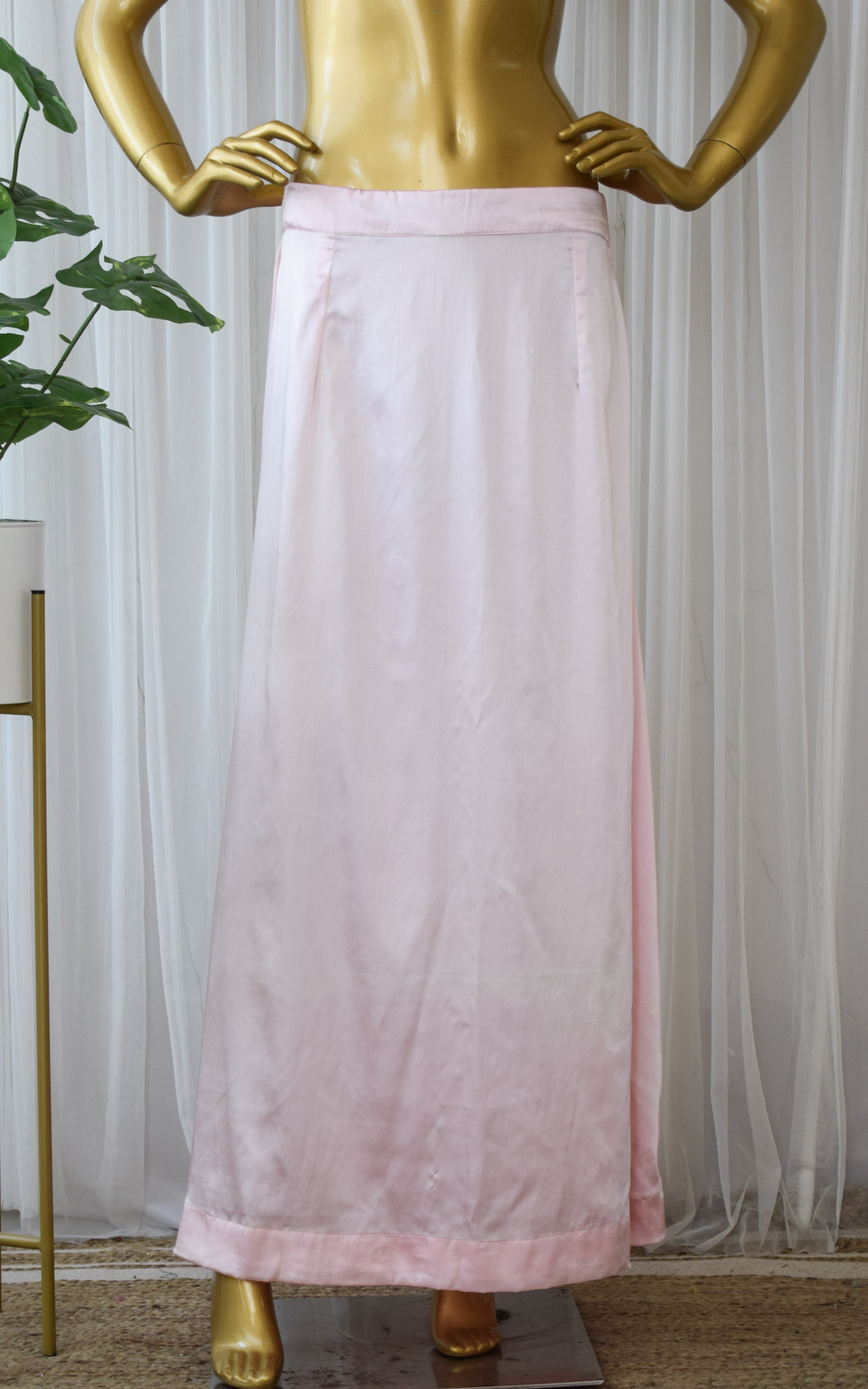 Satin skirt for sarees cheap